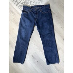 J Brand Kane Mens Jeans Size 36x28 Slim Straight Leg Denim Raw Mid Rise